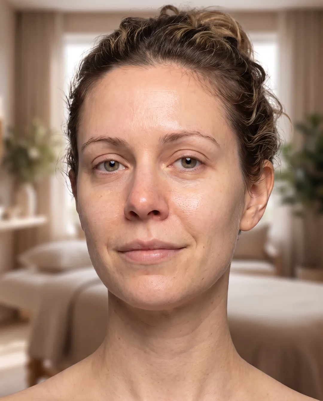 Skin after one visit