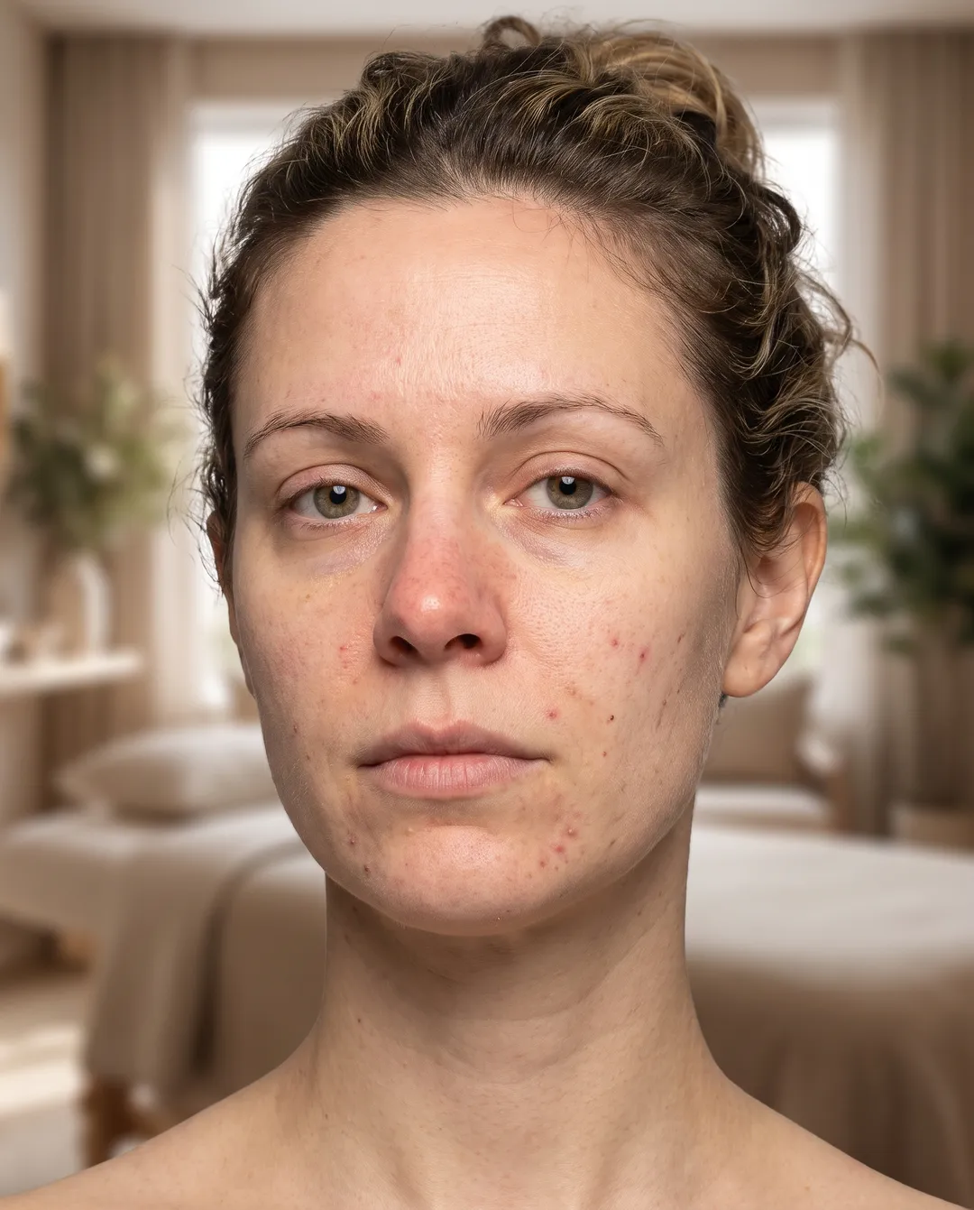 Skin before treatment